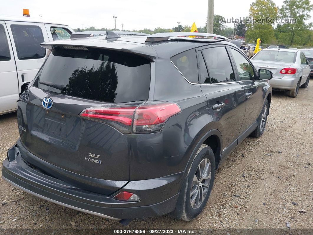 2017 Toyota Rav4 Hybrid Xle/le Plus Gray vin: JTMRJREV5HD088156