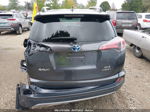 2017 Toyota Rav4 Hybrid Xle/le Plus Gray vin: JTMRJREV5HD088156