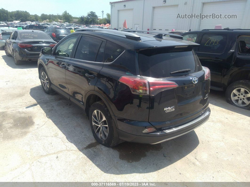 2017 Toyota Rav4 Hybrid Xle Blue vin: JTMRJREV5HD143334