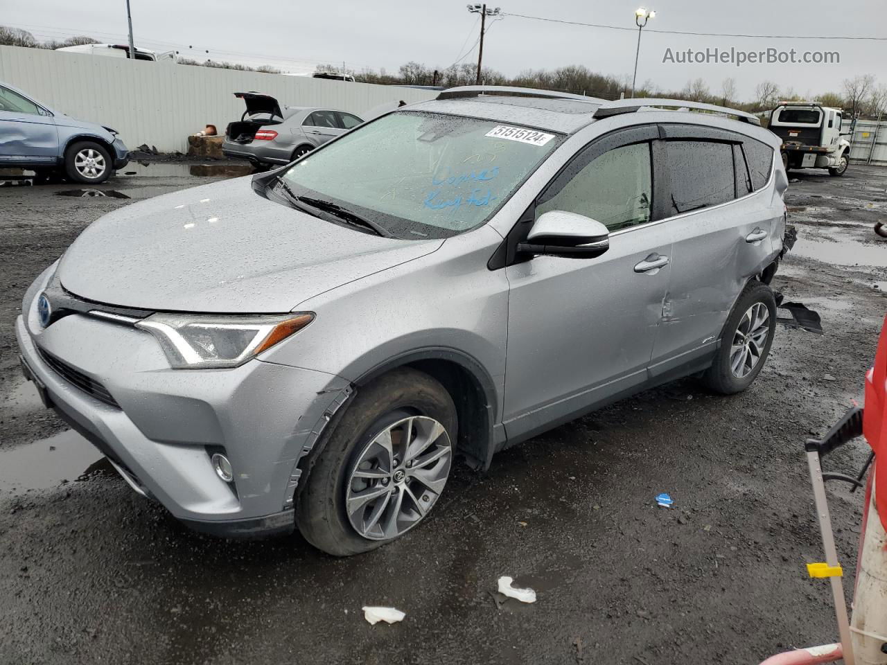 2018 Toyota Rav4 Hv Le Gray vin: JTMRJREV6JD166563