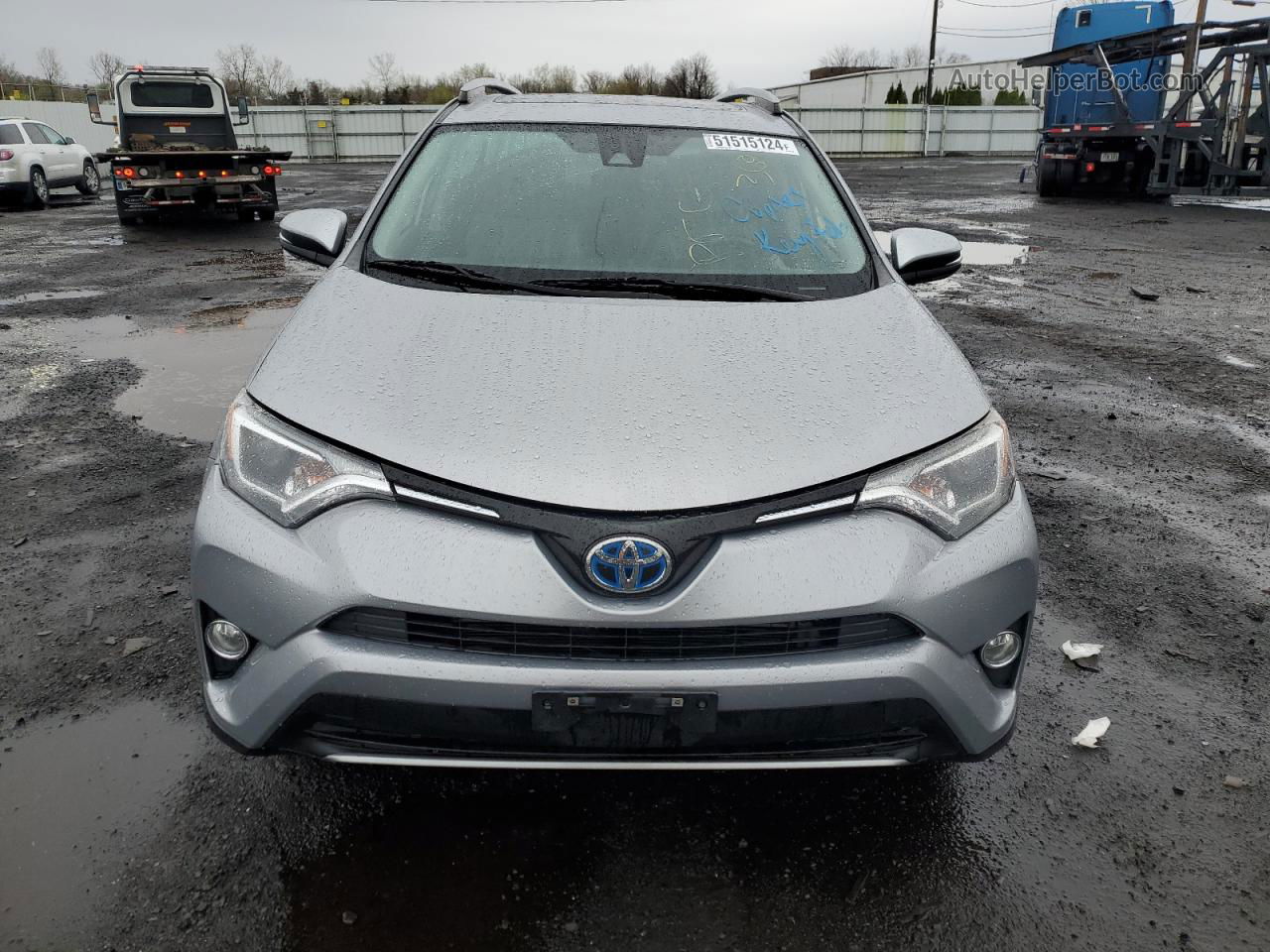 2018 Toyota Rav4 Hv Le Gray vin: JTMRJREV6JD166563