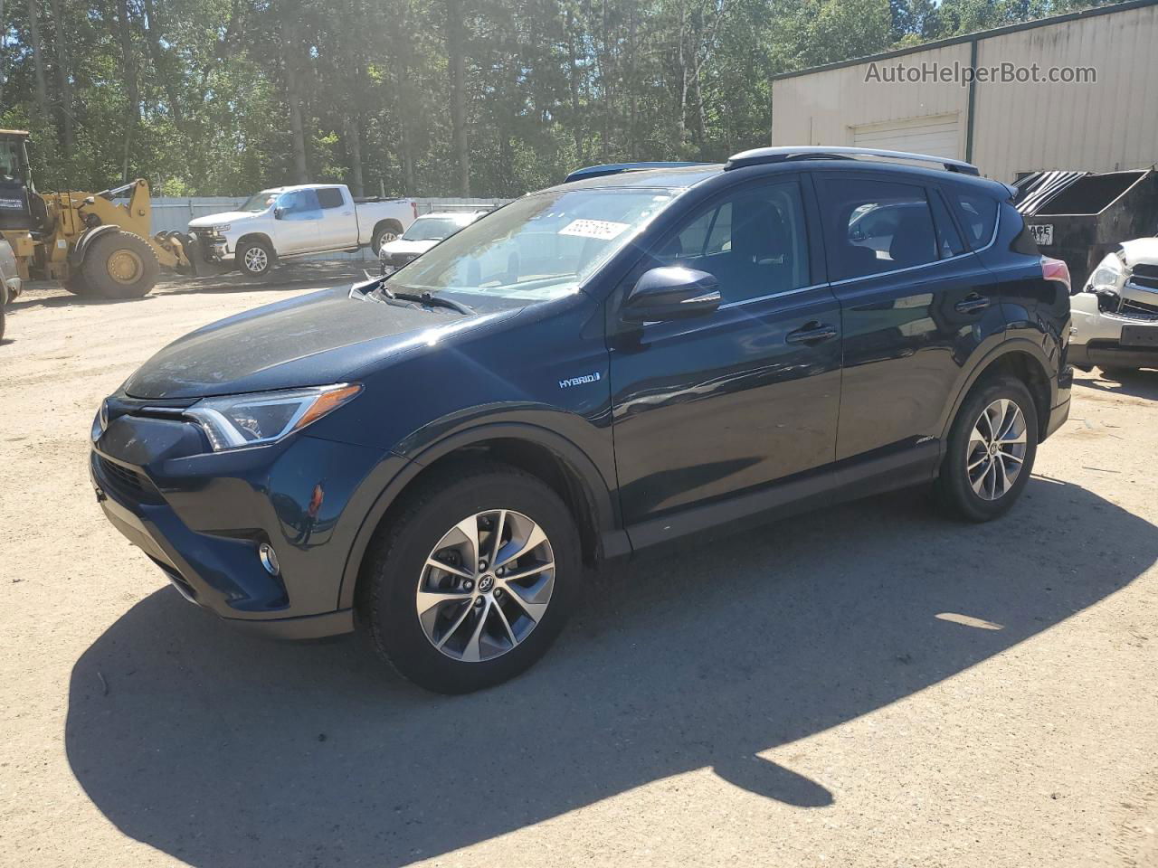 2018 Toyota Rav4 Hv Le Синий vin: JTMRJREV6JD207371