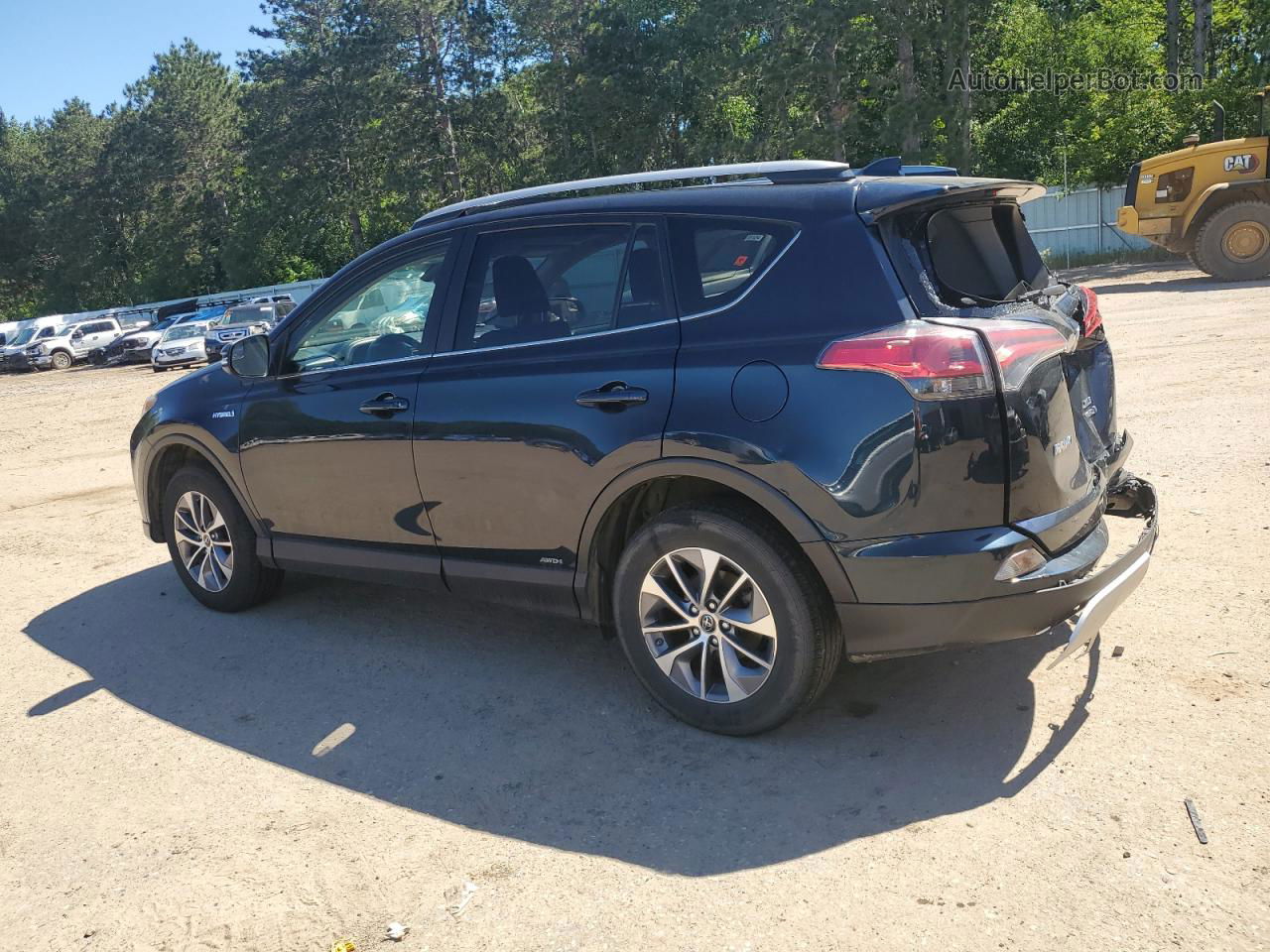 2018 Toyota Rav4 Hv Le Синий vin: JTMRJREV6JD207371