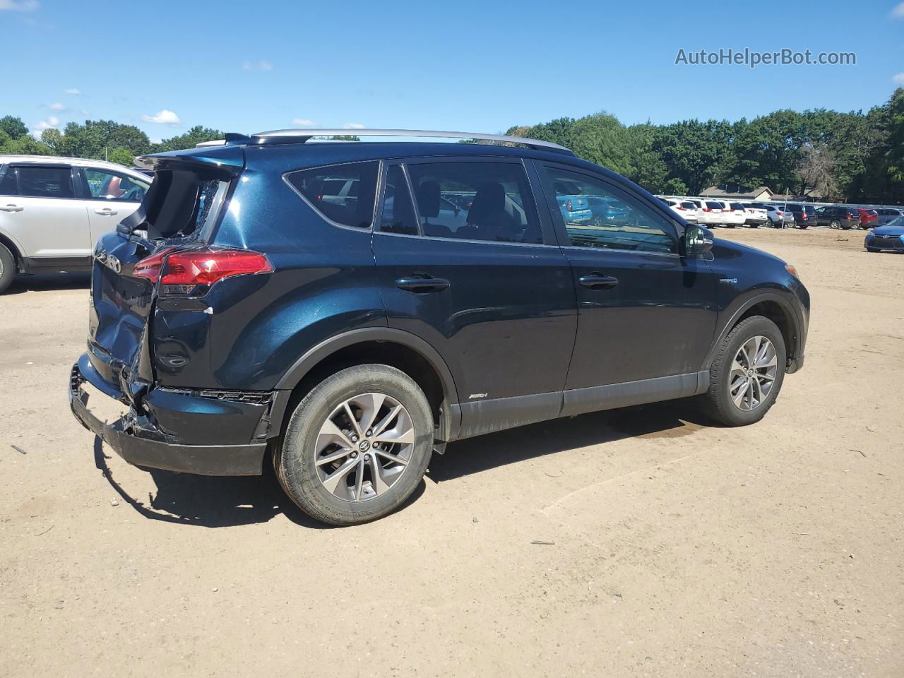 2018 Toyota Rav4 Hv Le Синий vin: JTMRJREV6JD207371