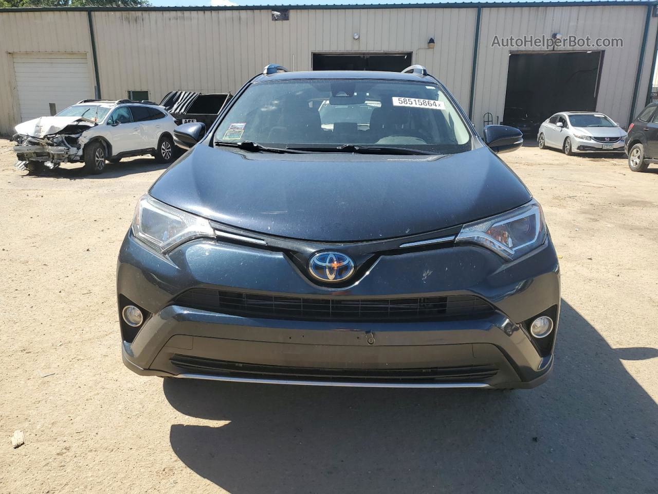 2018 Toyota Rav4 Hv Le Синий vin: JTMRJREV6JD207371