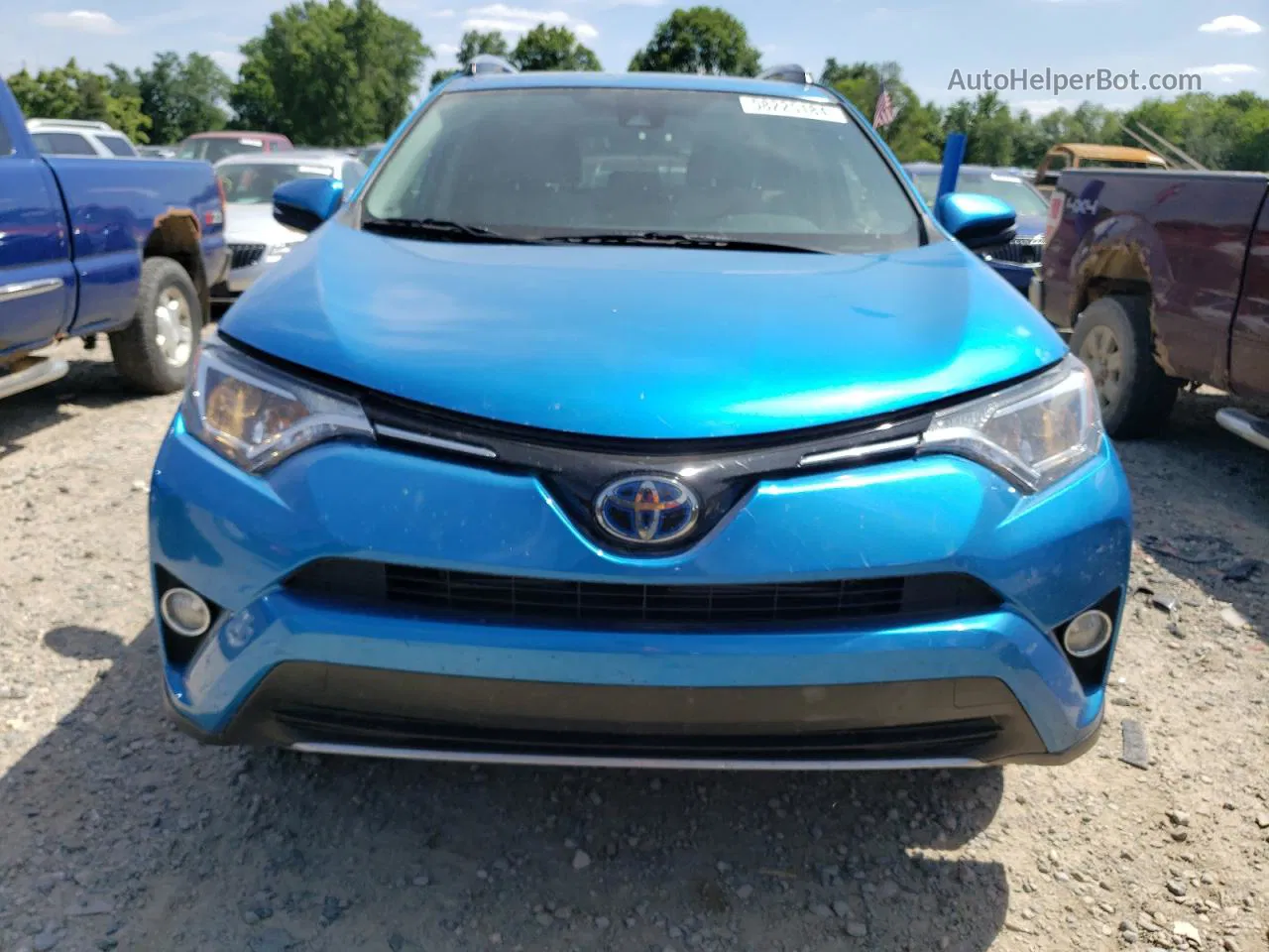 2018 Toyota Rav4 Hv Le Белый vin: JTMRJREV7JD193285