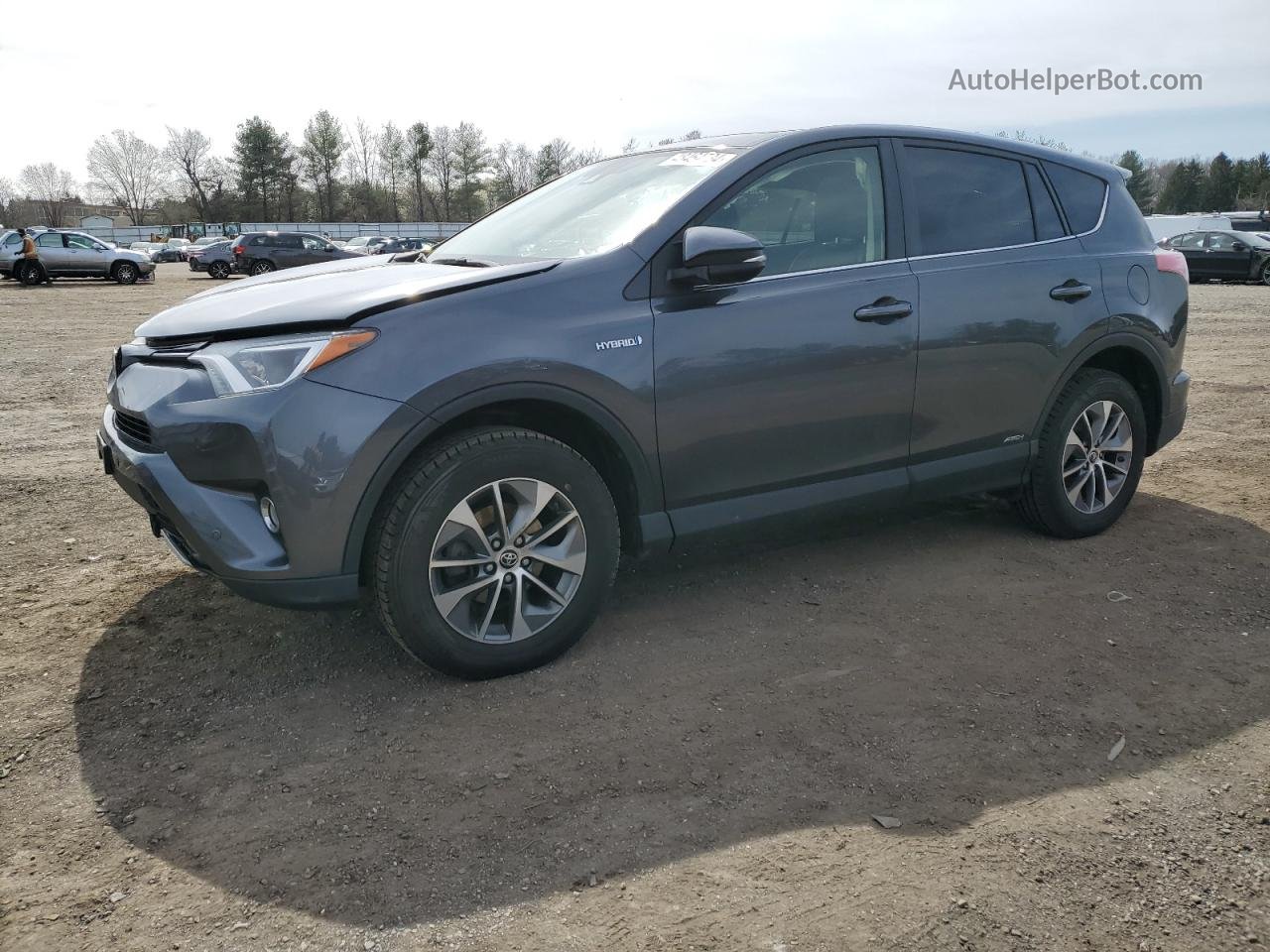 2017 Toyota Rav4 Hv Le Gray vin: JTMRJREV8HD076759