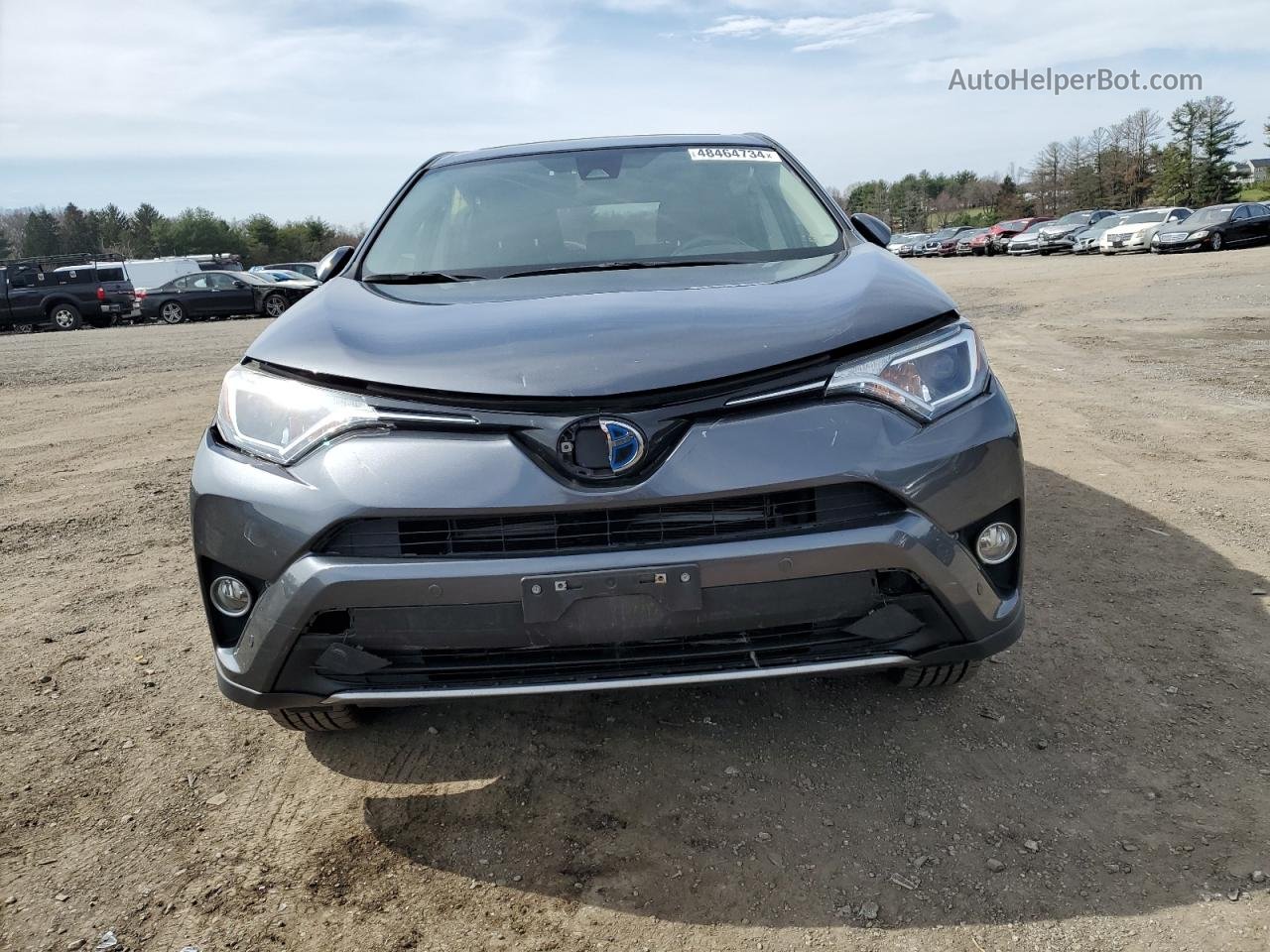 2017 Toyota Rav4 Hv Le Gray vin: JTMRJREV8HD076759