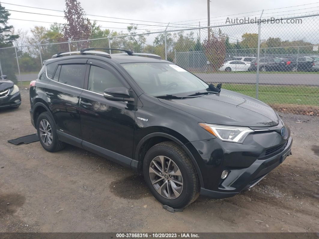 2017 Toyota Rav4 Hybrid Xle/le Plus Black vin: JTMRJREV8HD144011