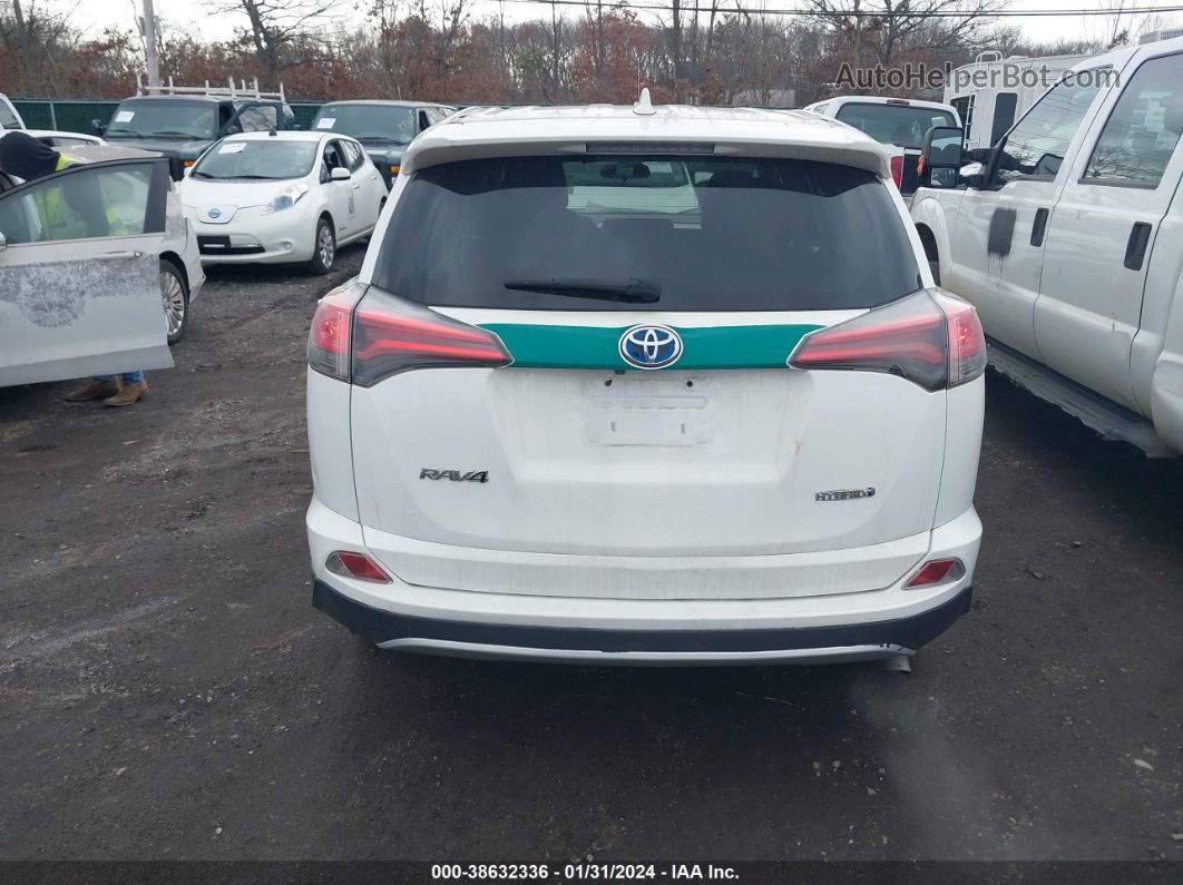 2017 Toyota Rav4 Hv Le/xle White vin: JTMRJREVXHD108739