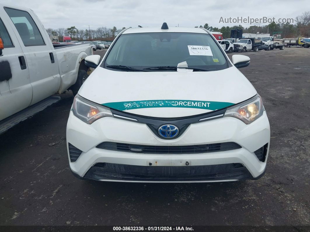 2017 Toyota Rav4 Hv Le/xle White vin: JTMRJREVXHD108739