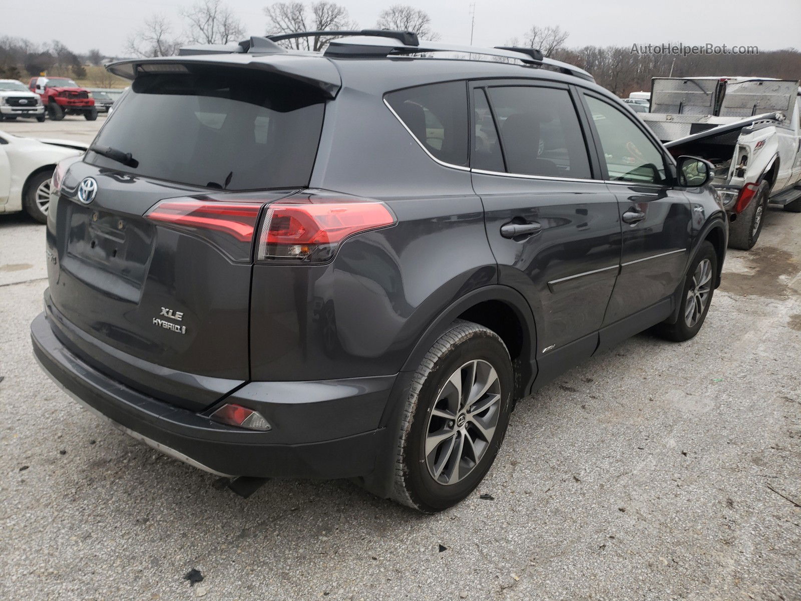 2017 Toyota Rav4 Hv Le Charcoal vin: JTMRJREVXHD124455