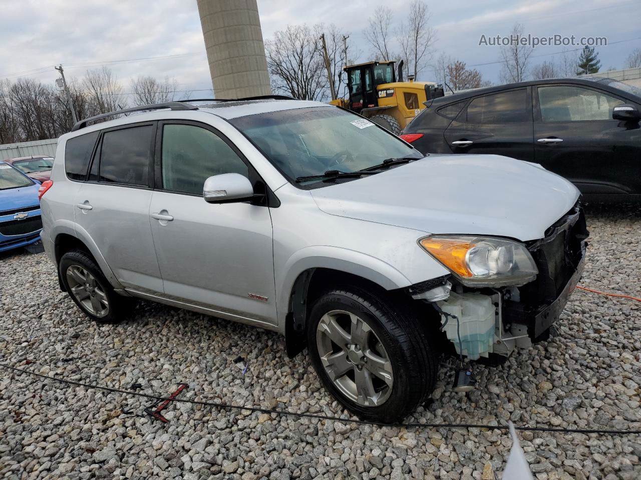 2010 Toyota Rav4 Sport Silver vin: JTMRK4DV2A5091274