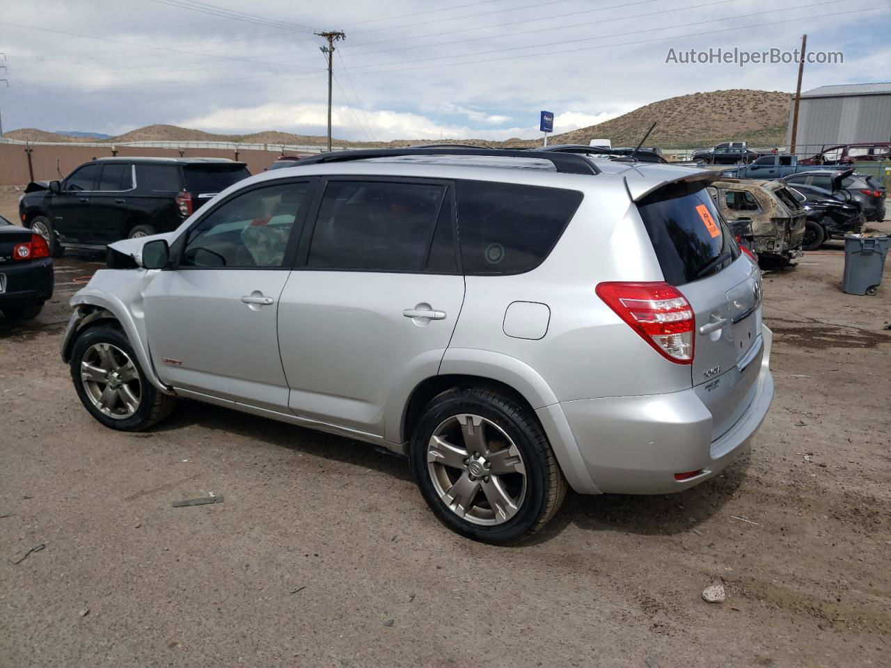 2010 Toyota Rav4 Sport Silver vin: JTMRK4DV7A5096700