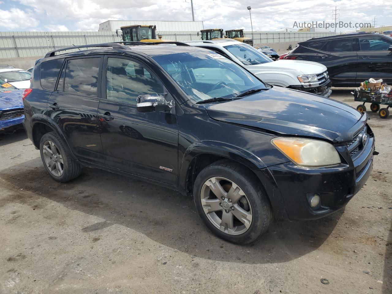 2010 Toyota Rav4 Sport Black vin: JTMRK4DVXA5087845