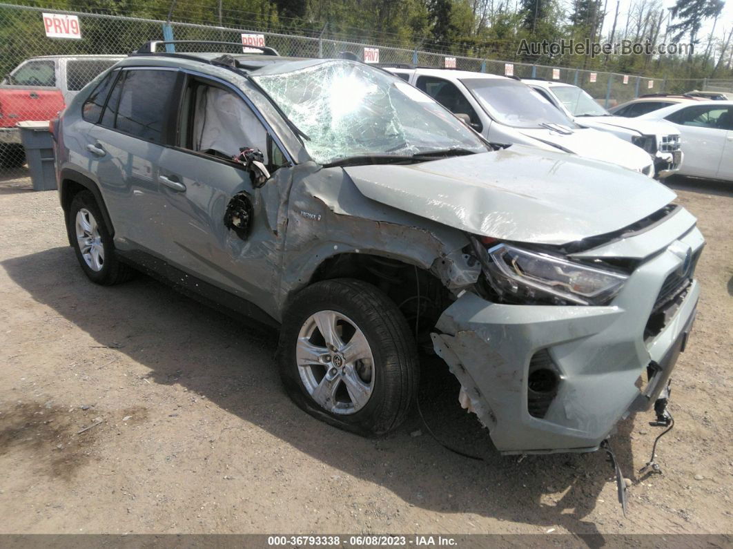 2019 Toyota Rav4 Hybrid Xle Blue vin: JTMRWRFV2KD028973