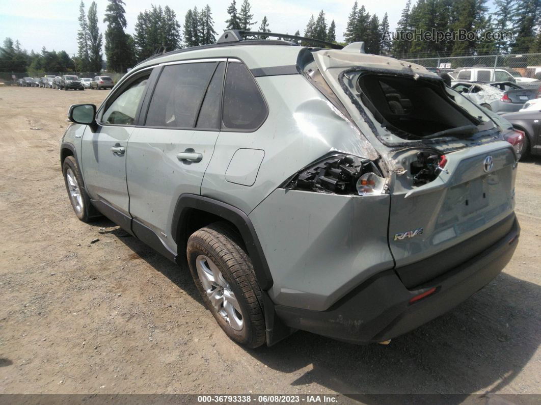 2019 Toyota Rav4 Hybrid Xle Blue vin: JTMRWRFV2KD028973