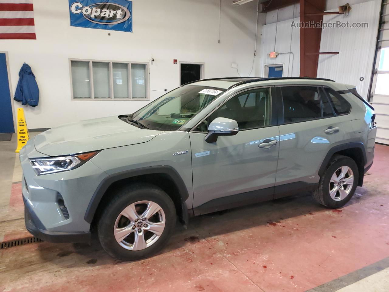 2019 Toyota Rav4 Xle Teal vin: JTMRWRFV2KD033025