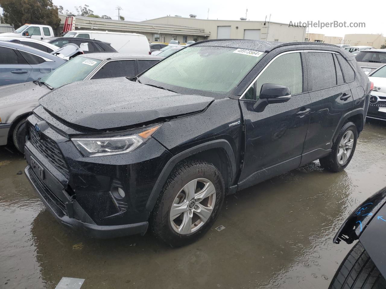 2021 Toyota Rav4 Xle Black vin: JTMRWRFV3MD101237