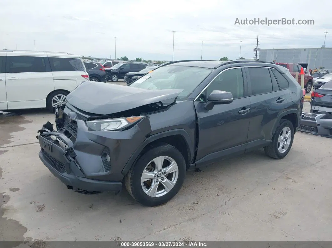 2019 Toyota Rav4 Xle Gray vin: JTMW1RFV0KD511248