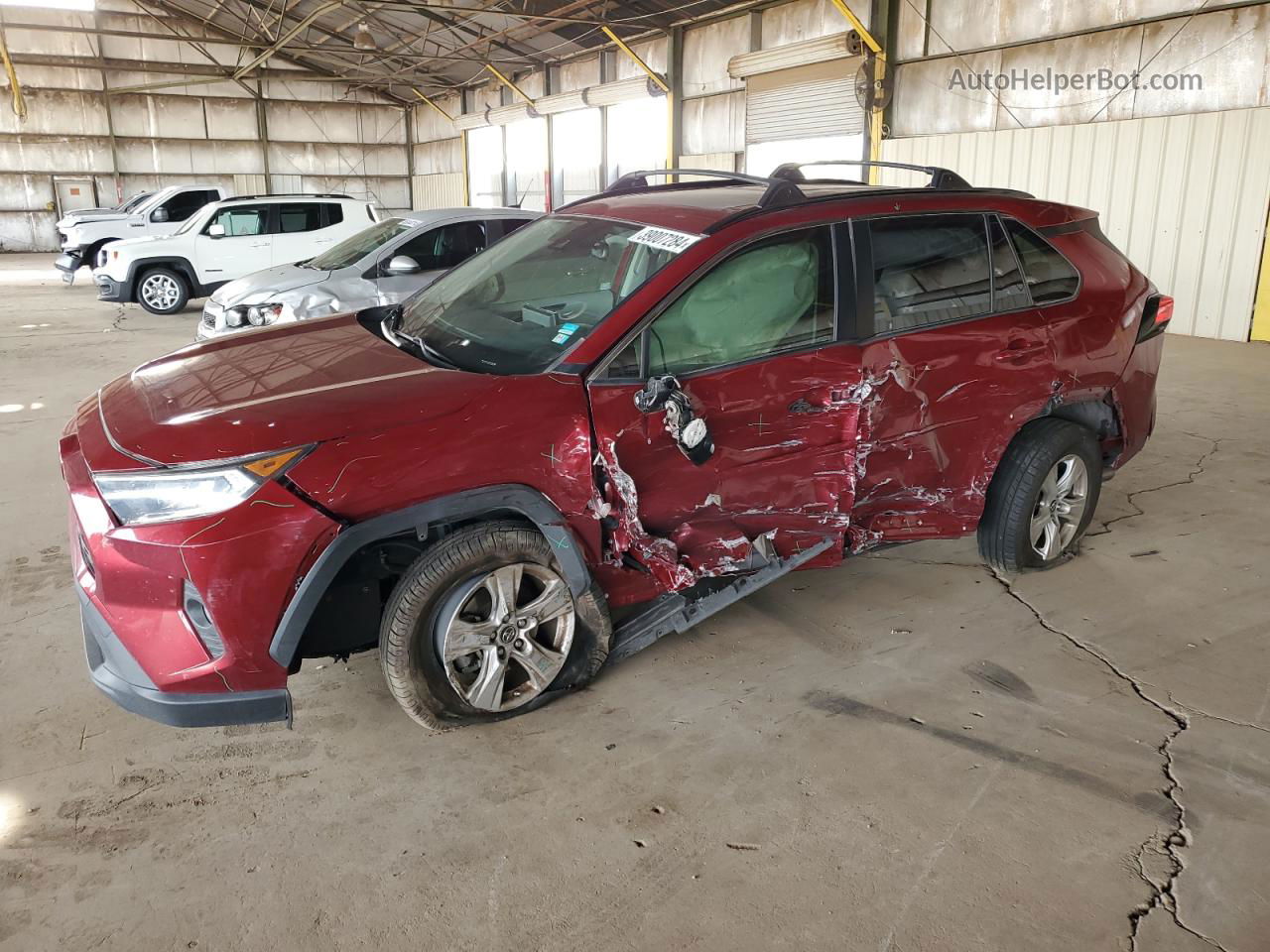 2019 Toyota Rav4 Xle Бордовый vin: JTMW1RFV1KD014063