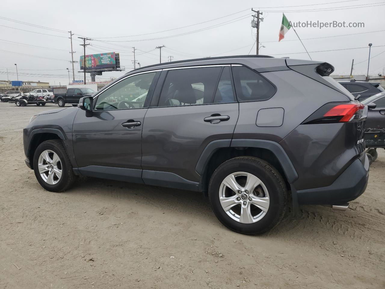 2019 Toyota Rav4 Xle Gray vin: JTMW1RFV3KJ012395