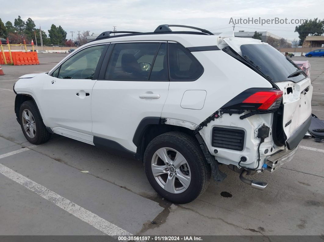 2019 Toyota Rav4 Xle White vin: JTMW1RFV4KD008757