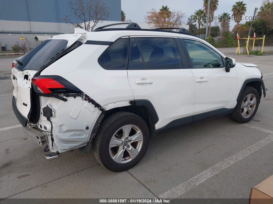 2019 Toyota Rav4 Xle White vin: JTMW1RFV4KD008757