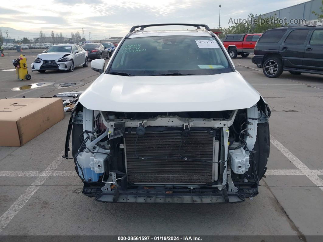 2019 Toyota Rav4 Xle White vin: JTMW1RFV4KD008757