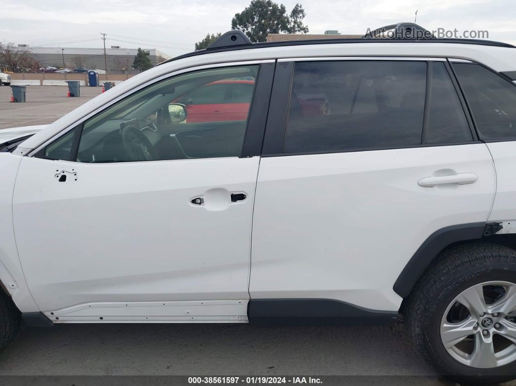 2019 Toyota Rav4 Xle White vin: JTMW1RFV4KD008757