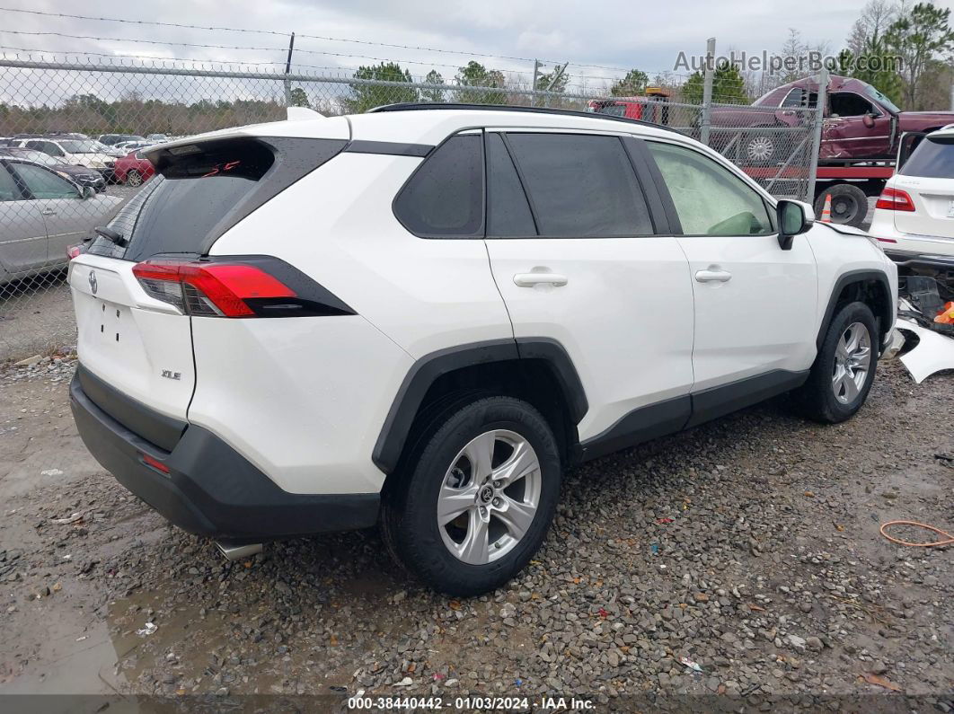 2019 Toyota Rav4 Xle White vin: JTMW1RFV4KD041399