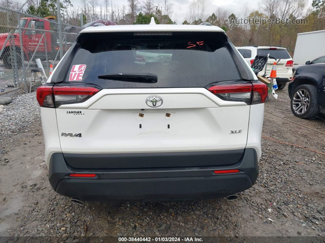 2019 Toyota Rav4 Xle White vin: JTMW1RFV4KD041399