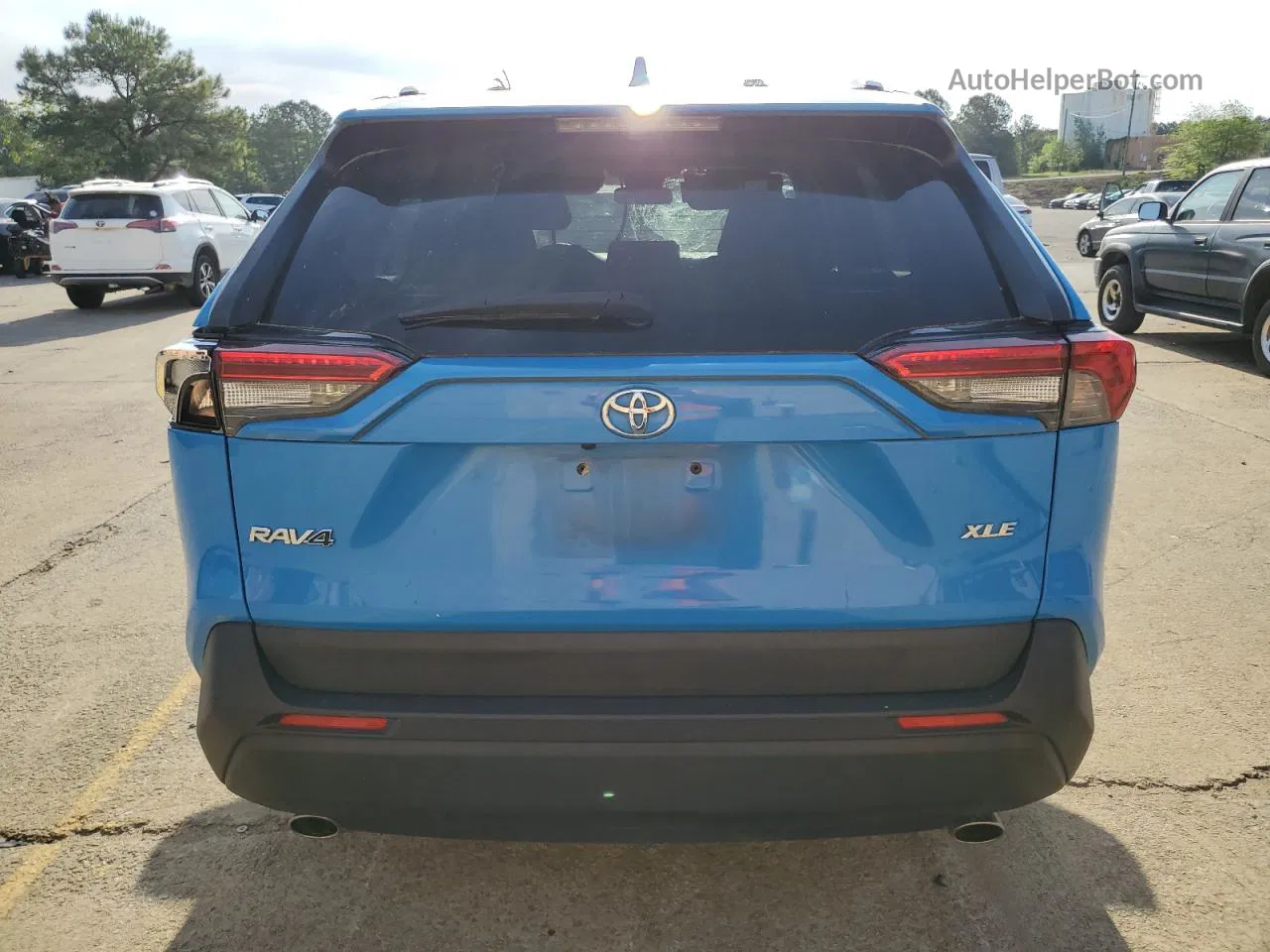 2019 Toyota Rav4 Xle Синий vin: JTMW1RFV5KD013434