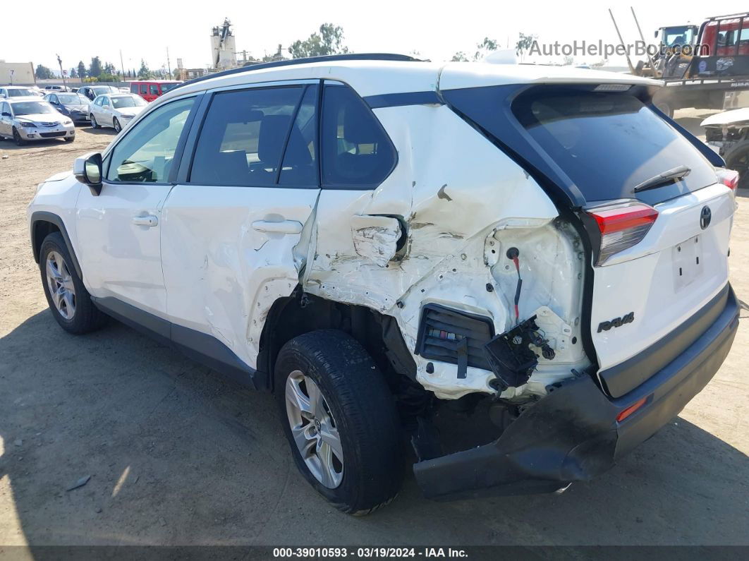 2019 Toyota Rav4 Xle White vin: JTMW1RFV5KD030167