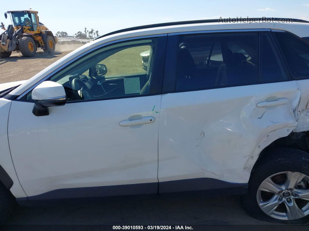 2019 Toyota Rav4 Xle White vin: JTMW1RFV5KD030167