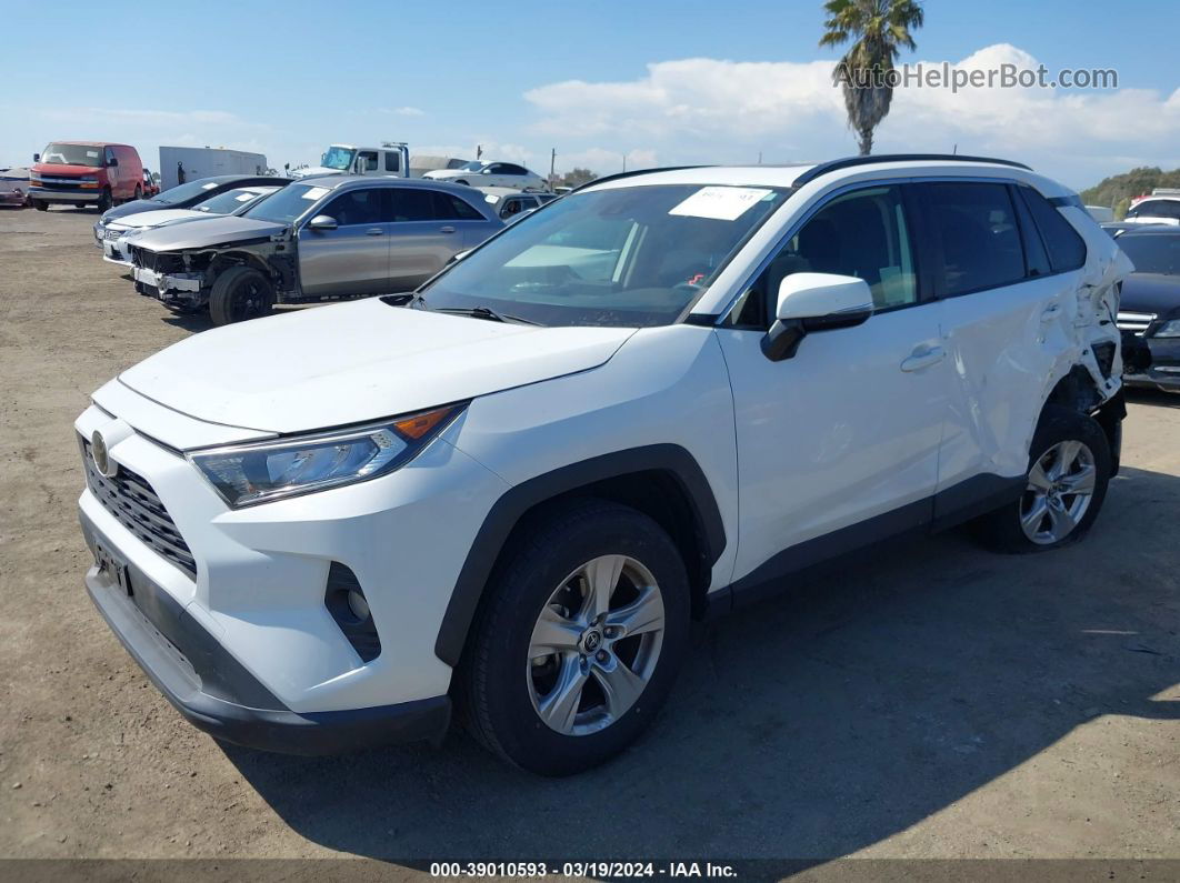 2019 Toyota Rav4 Xle White vin: JTMW1RFV5KD030167