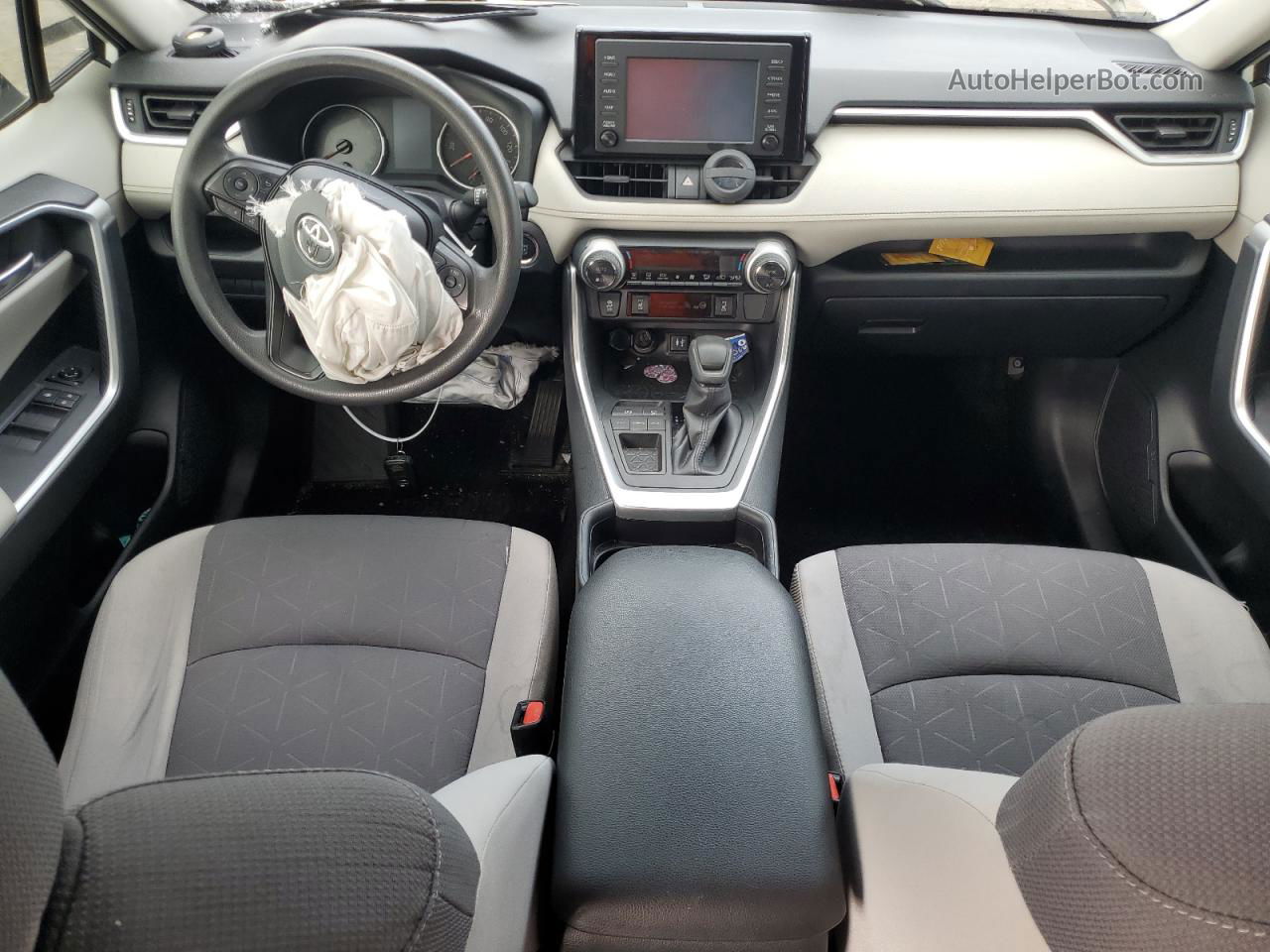 2019 Toyota Rav4 Xle White vin: JTMW1RFV7KD006243