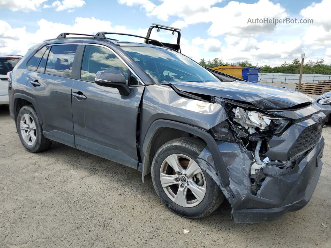 2019 Toyota Rav4 Xle Синий vin: JTMW1RFV8KD003822