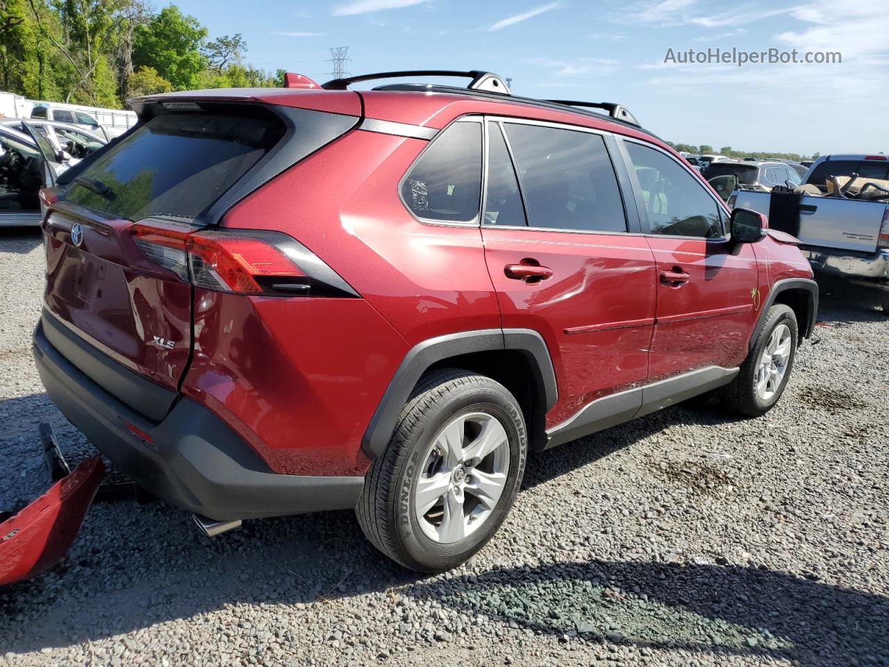 2019 Toyota Rav4 Xle Red vin: JTMW1RFV8KD038845