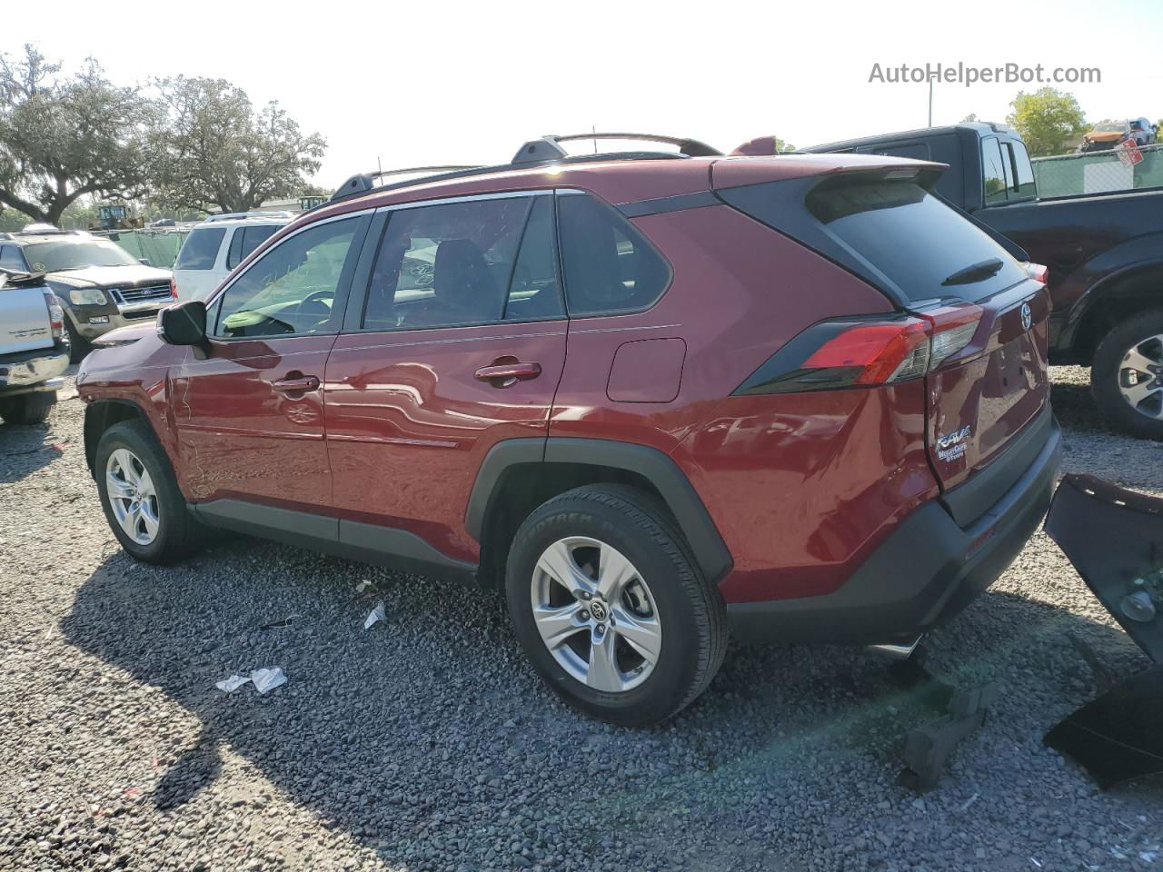 2019 Toyota Rav4 Xle Red vin: JTMW1RFV8KD038845