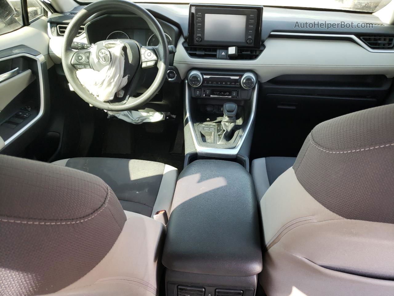 2019 Toyota Rav4 Xle White vin: JTMW1RFV9KJ001515