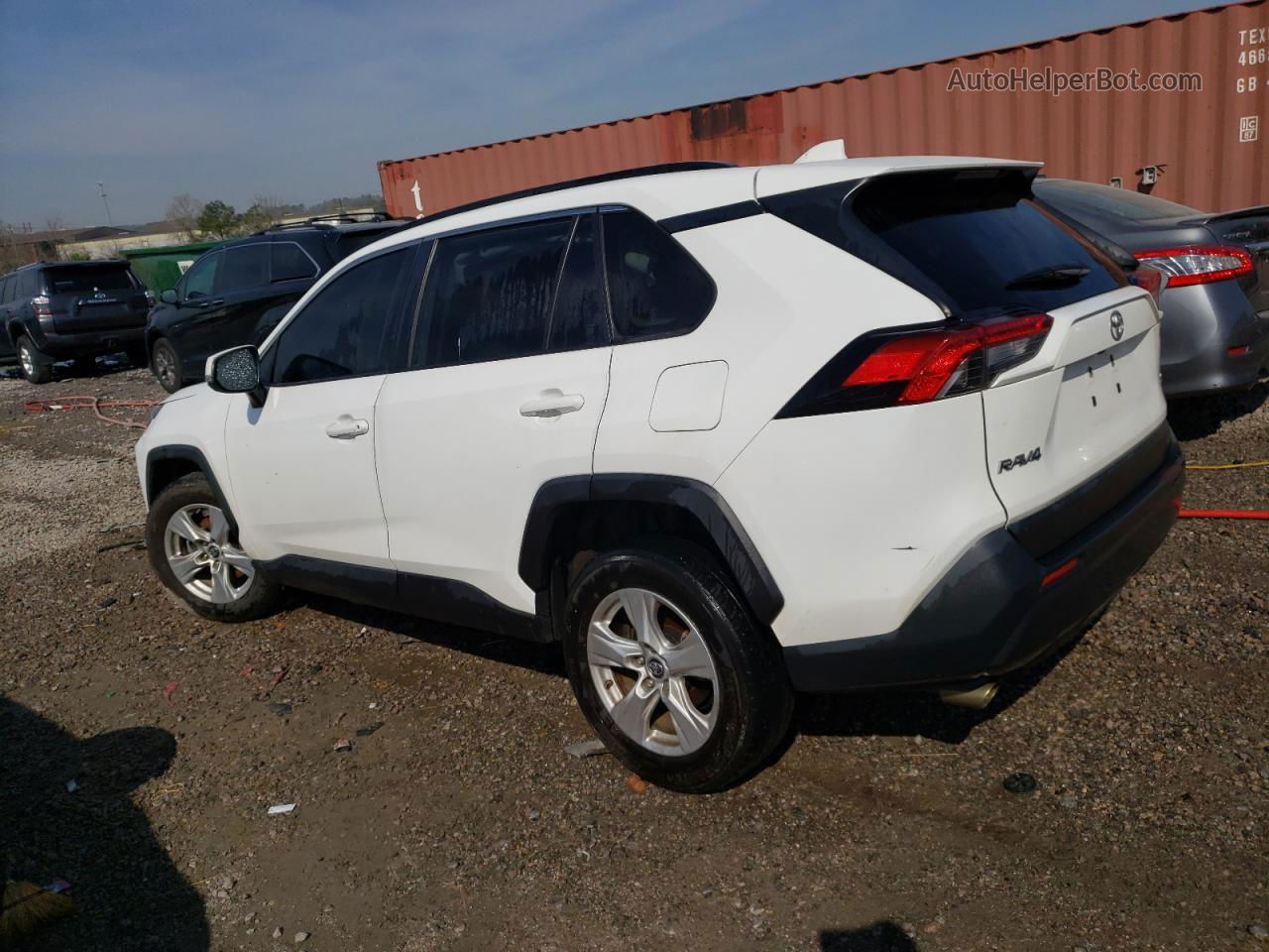 2019 Toyota Rav4 Xle Белый vin: JTMW1RFV9KJ001515