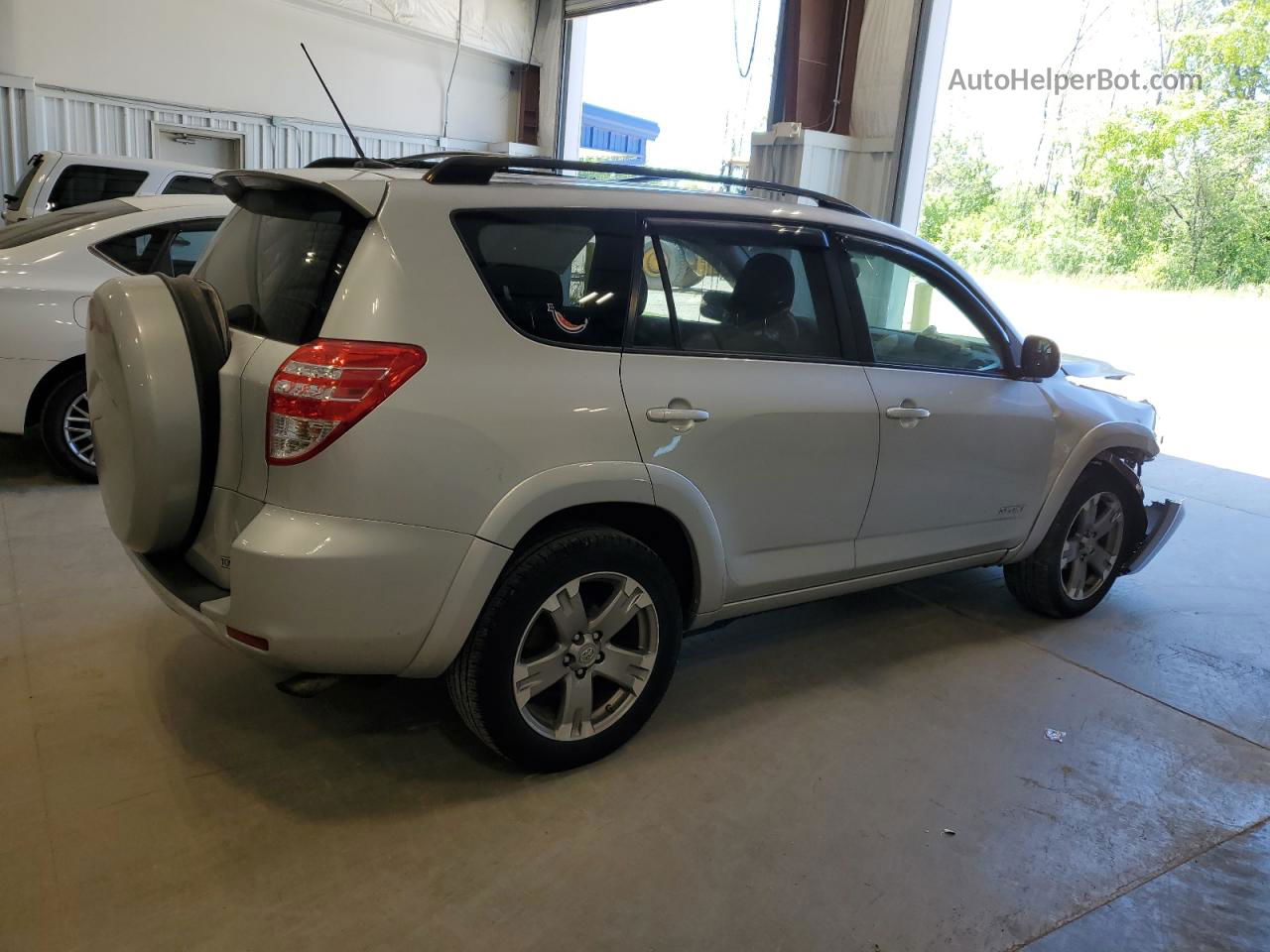 2010 Toyota Rav4 Sport Silver vin: JTMWF4DVXA5023537