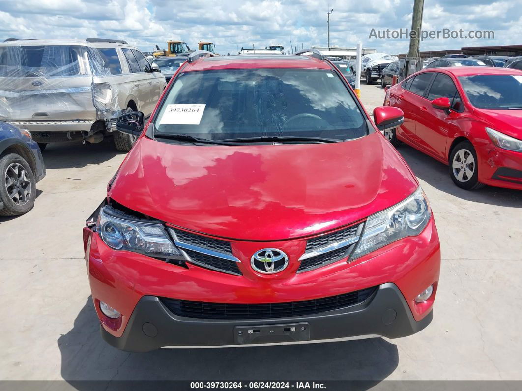 2015 Toyota Rav4 Xle Red vin: JTMWFREV0FD059696