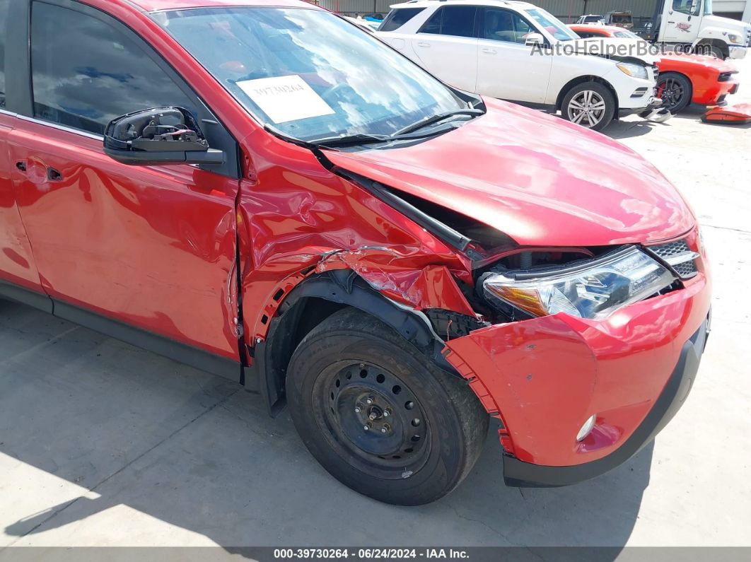 2015 Toyota Rav4 Xle Red vin: JTMWFREV0FD059696