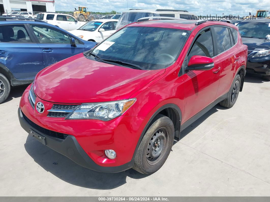 2015 Toyota Rav4 Xle Red vin: JTMWFREV0FD059696