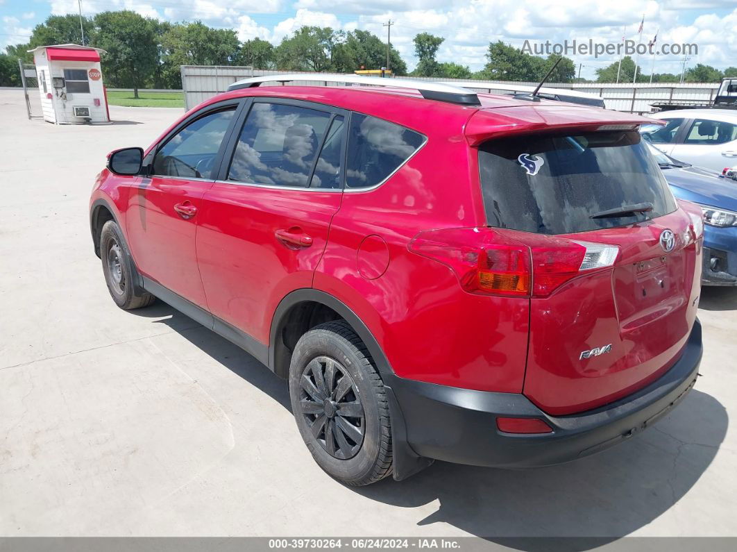 2015 Toyota Rav4 Xle Red vin: JTMWFREV0FD059696