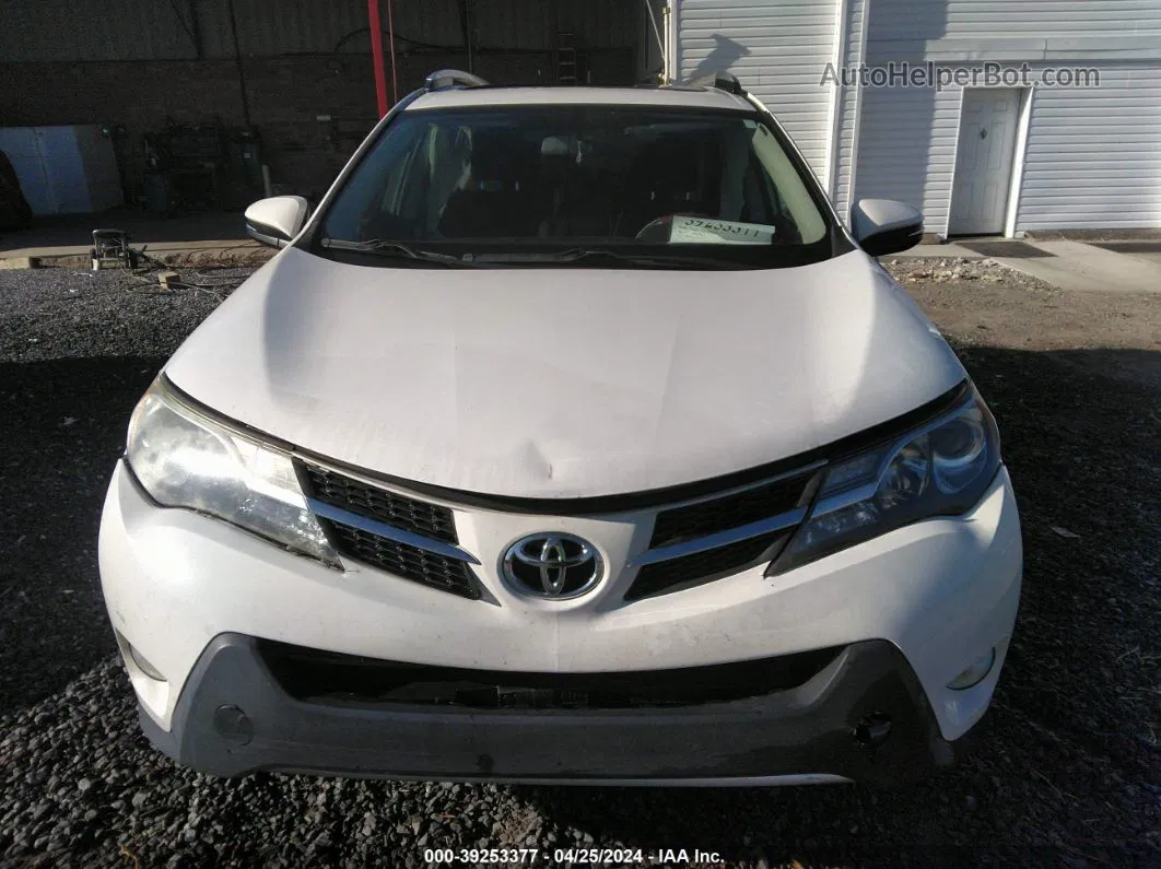 2015 Toyota Rav4 Xle White vin: JTMWFREV0FJ032192