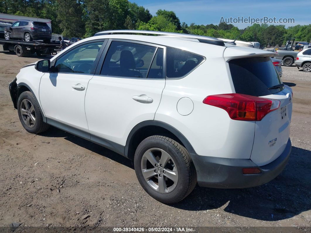 2015 Toyota Rav4 Xle Белый vin: JTMWFREV0FJ053558