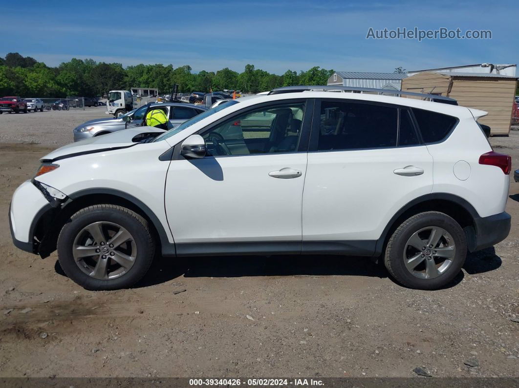 2015 Toyota Rav4 Xle White vin: JTMWFREV0FJ053558